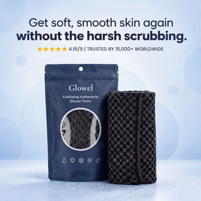 Glowel™ Exfoliating Antibacterial Shower Towel