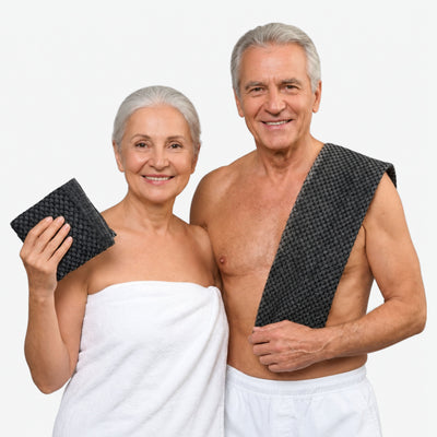 Glowel™ Exfoliating Antibacterial Shower Towel